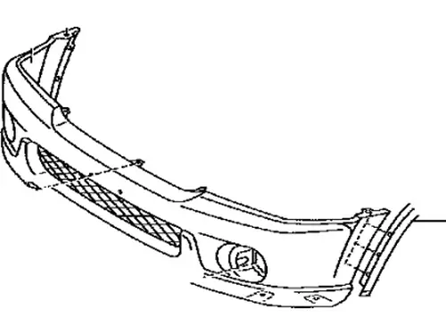 передний бампер 521190C900 TOYOTA / LEXUS