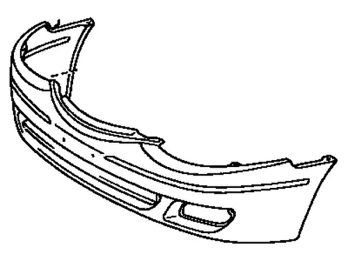 передний бампер 52119AA906 TOYOTA / LEXUS
