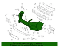 передний бампер 521194D908 TOYOTA / LEXUS