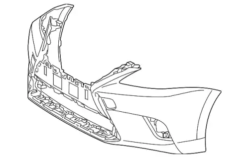 передний бампер 5211976940 TOYOTA / LEXUS