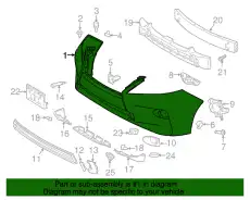 передний бампер 521194D901 TOYOTA / LEXUS