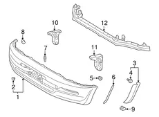 передний бампер 5211942998 TOYOTA / LEXUS