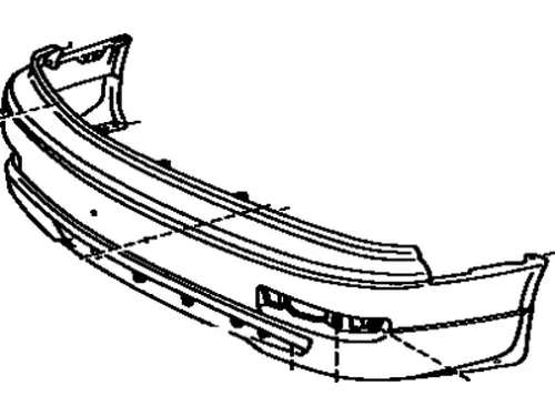 передний бампер 5211933907 TOYOTA / LEXUS