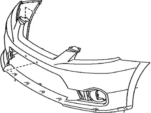 передний бампер 5211902994 TOYOTA / LEXUS