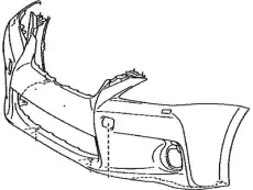 передний бампер 5211976907 TOYOTA / LEXUS