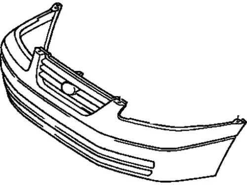 передний бампер 52119AA902 TOYOTA / LEXUS