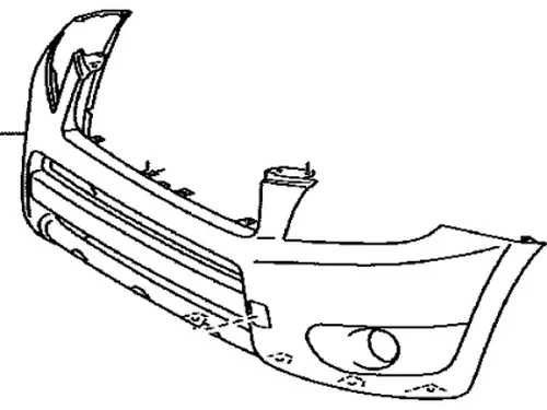 передний бампер 5211942971 TOYOTA / LEXUS