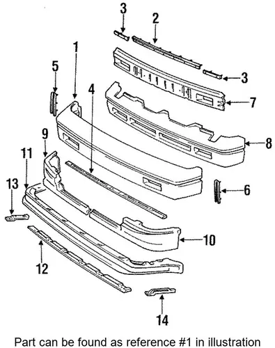 передний бампер 5211917900 TOYOTA / LEXUS