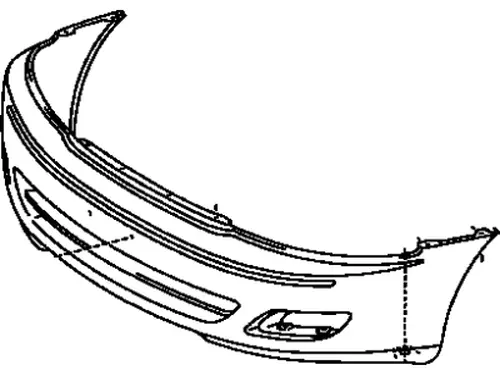 передний бампер 5211907902 TOYOTA / LEXUS