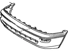 передний бампер 521191E902 TOYOTA / LEXUS