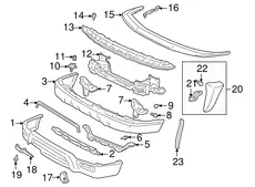 передний бампер 5211935911 TOYOTA / LEXUS