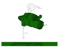 Стартер GM 89017637