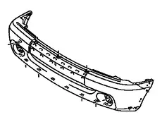передний бампер 521190C010 TOYOTA / LEXUS