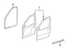 DOOR 89024088 GM