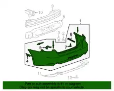 FASCIA 89025804 GM
