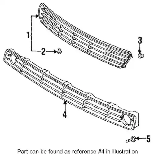 Решетка радиатора TOYOTA / LEXUS 5311233010