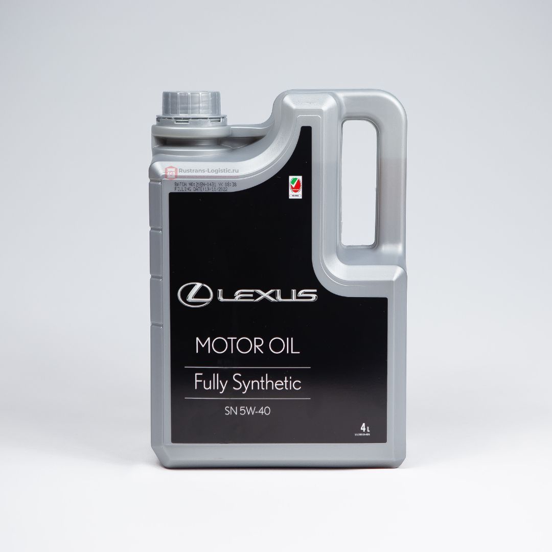 Моторное масло LEXUS 0888083717 5W-40 синтетическое 4 л