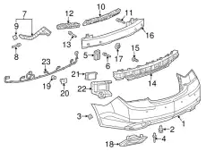 F-FASCIA 9065632 GM