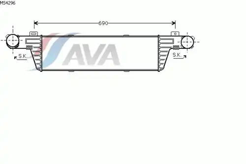 Интеркулер AVA MS4296