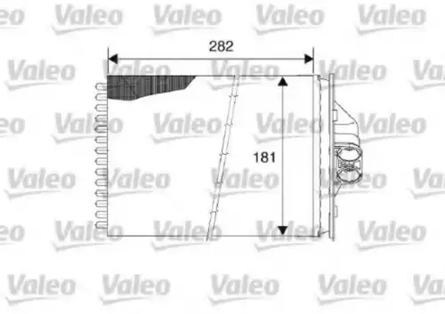Радиатор печки VALEO 812119