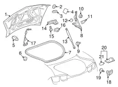 BUMPER 92231413 GM