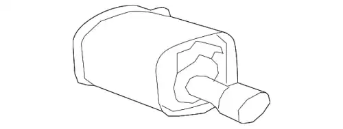 MUFFLER 92249200 GM