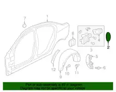 F-DOOR 92250708 GM