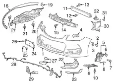 F-FASCIA 92286075 GM
