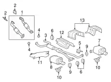 F-MUFFLER 92457054 GM