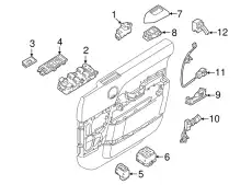  LR110324 БЛОК УПРАВЛЕНИЯ/SWITCH - WINDOW CONTROL Ленд Ровер LAND ROVER