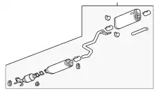 F-MUFFLER 95185640 GM