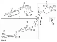 F-MUFFLER 95186419 GM