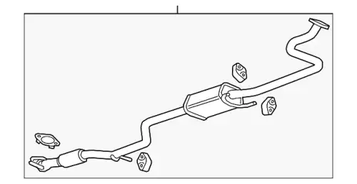 F-MUFFLER 95186419 GM