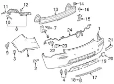 F-FASCIA 95242009 GM