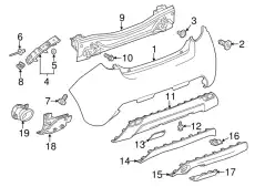 F-FASCIA 95258560 GM