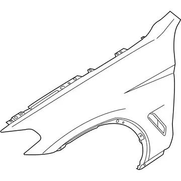 Крыло BMW 41 00 7 491 383