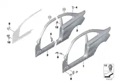 Крыло BMW 41 00 8 069 030