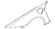 Крыло BMW 51647372165