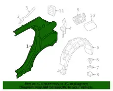 Крыло BMW 41007467316