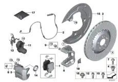 Тормозные колодки дисковые BMW 34 21 7 991 043