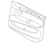 Облицовка двери Л Пд 51418065513 BMW