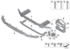Усилитель бампера BMW 51 11 7 458 171
