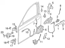 Ручка двери BMW 51218492239