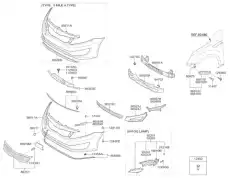 Усилитель бампера HYUNDAI / KIA 865302T060