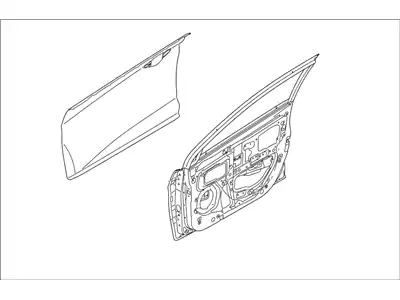 ДВЕРЬ ПЕРЕДНЯЯ ПРАВАЯ 760041R310 MOBIS
