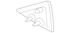 KD536915YC Накладка зеркала правого MAZDA