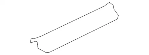 PLATE(R),FRONT SCUFF BP4K-68-710G-30 MAZDA