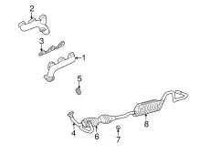 GASKET,EX.MANIFOLD ZZM1-13-462A MAZDA