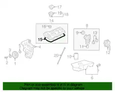 Прокладка клапанной крышки MAZDA CA60-10-235