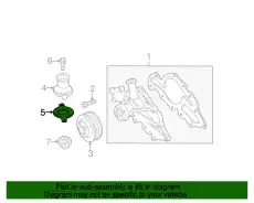 GASKET,THERMO ZZM1-15-173B MAZDA